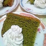 ✿濃厚抹茶の簡単シフォンケーキ✿